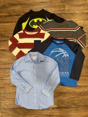 Boys Long Sleeve Shirt Bundle